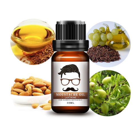 Natural Men Beard Oil for Styling Beeswax Moisturizing Smoothing